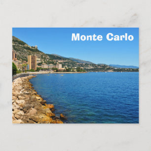 Monte Carlo in Monaco Postkarte
