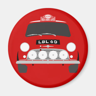 Monte Carlo klassisches Mini Cooper S Magnet