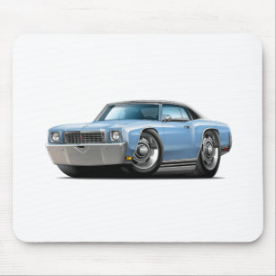 Monte Carlo lt 1972 Blau-Schwarz Top Car Mousepad