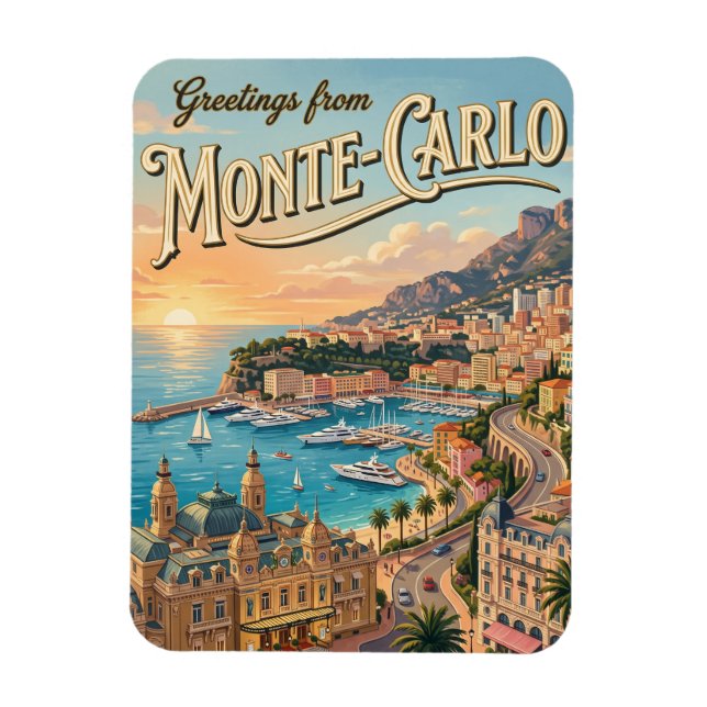 Monte Carlo Monaco Magnet (Vertikal)