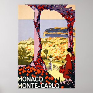 Monte Carlo, Monaco Poster