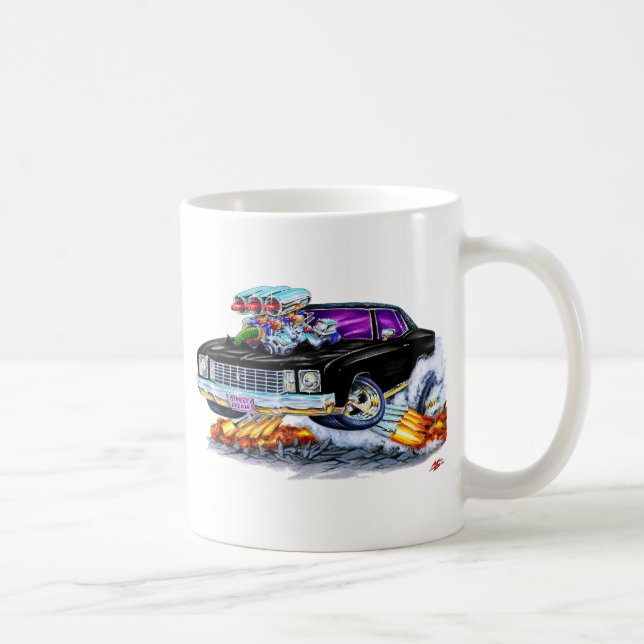 Monte Carlo schwarzes Auto 1972 Kaffeetasse (Rechts)