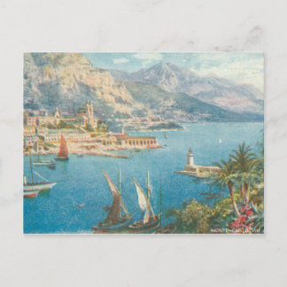 Monte Carlo Sea View Postkarte