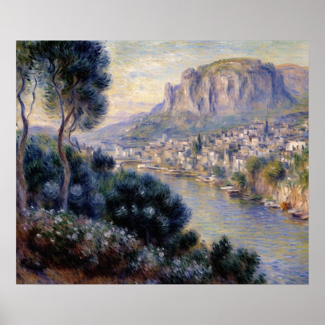 Monte Carlo Seen aus Roquebrune Poster (Vorne)
