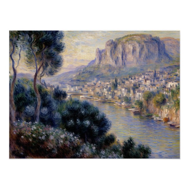 Monte Carlo Seen aus Roquebrune Poster (Vorderseite)