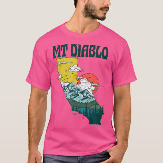 Monte Diablo California Landschaftliche Berge T-Shirt