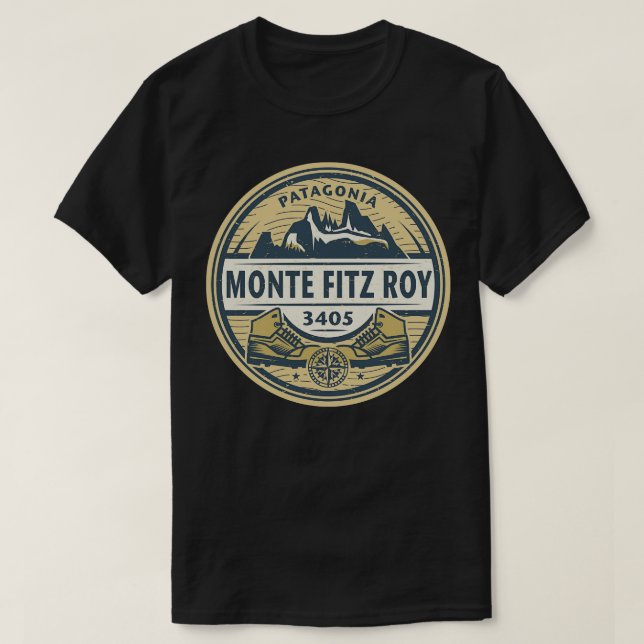 Monte Fitz Roy Patagonia 1 T-Shirt (Design vorne)