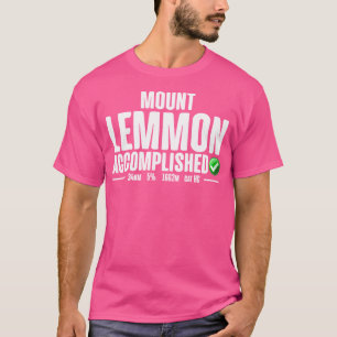Monte Lemmon Erreichte Radstrecke Arizona USA T-Shirt