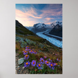 Monte Rosa Glacier   Schweiz Poster