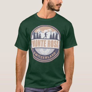 Monte Rosa - Schweiz Alp Piazza della Riforma Vint T-Shirt