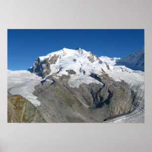Monte Rosa, Schweizer Alpen Poster