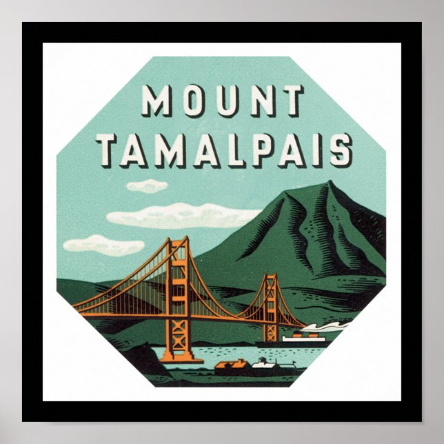 Monte Tamalpais Poster (Vorne)