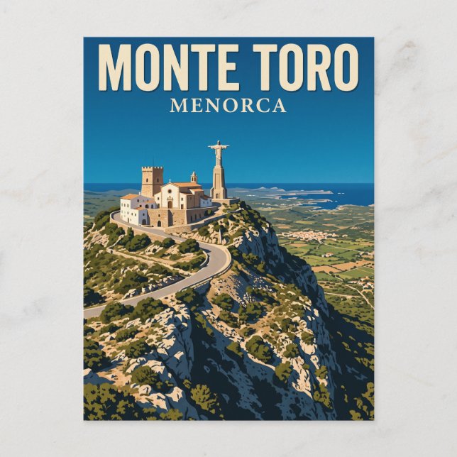Monte Toro Spanien Postkarte (Vorderseite)