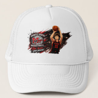 Monte Vista Basketball Anime Player Truckerhut 15 Truckerkappe