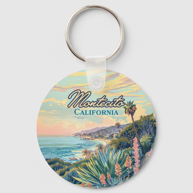 Montecito California Santa Barbara Küste Schlüsselanhänger (Vorderseite)