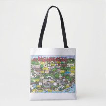 Montecito Karte Tote Bag