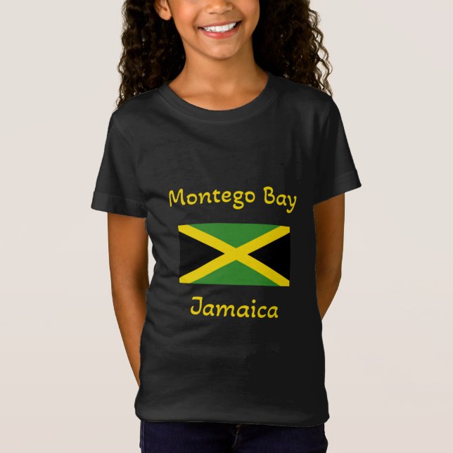 Montego Bay Jamaica - Jamaikanischer T - Shirt (Vorderseite)