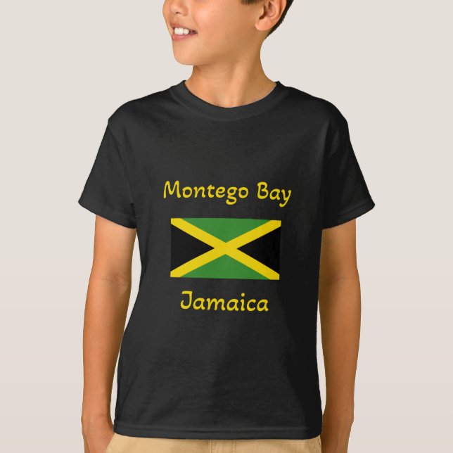 Montego Bay Jamaica - Jamaikanischer T - Shirt (Vorderseite)