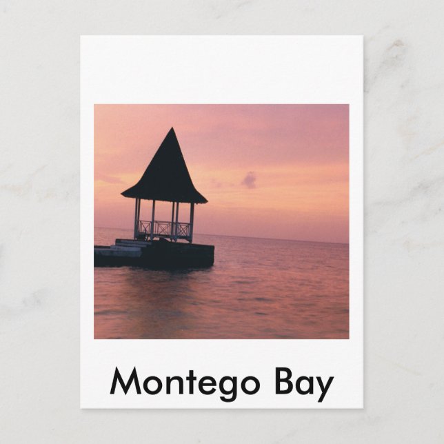 Montego Bay Jamaica Postkarte (Vorderseite)
