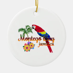 Montego Bay Jamaica Tropfapfel Keramik Ornament