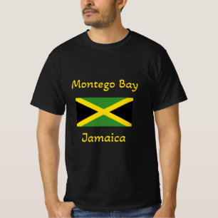Montego Bay Jamaïque - T-shirt drapeau jamaïcain
