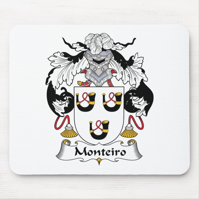 Monteiro Familienwappen Mousepad (Vorne)