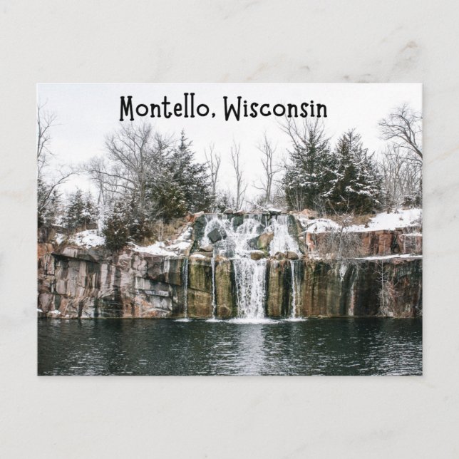 Montello Wisconsin Souvenir Postcard Postkarte (Vorderseite)