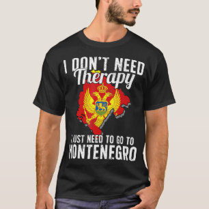 montenegrinische Flagge I Montenegro Flagge I Reis T-Shirt