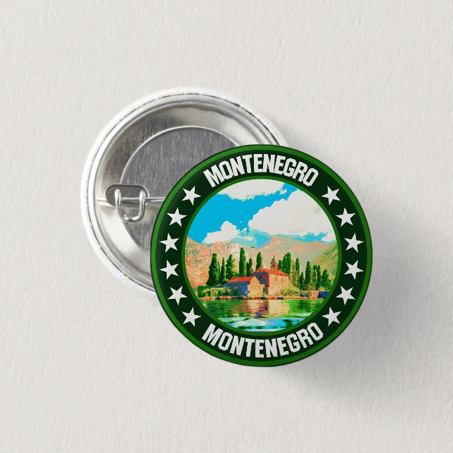 Montenegro Button (Vorne & Hinten)