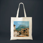Montenegro Cityscape  Tragetasche<br><div class="desc">Montenegro retro european cityscape</div>