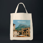 Montenegro Cityscape  Tragetasche<br><div class="desc">Montenegro retro european cityscape</div>