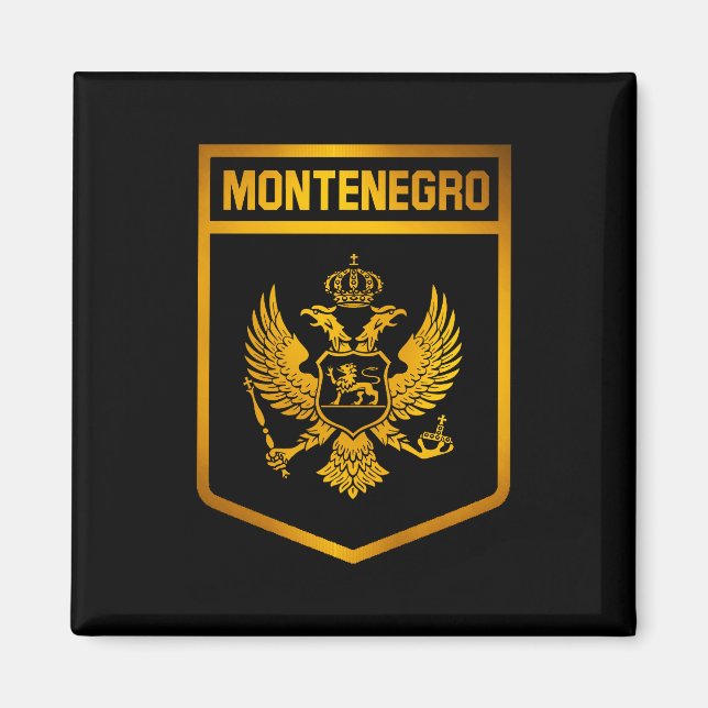 Montenegro Emblem Magnet (Vorne)