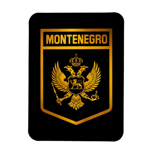 Montenegro Emblem Magnet (Vertikal)