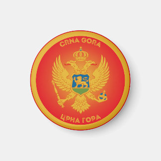 Montenegro-Erbe-Emblem Magnet