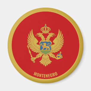 Montenegro Flag Charming Patriotic Magnet