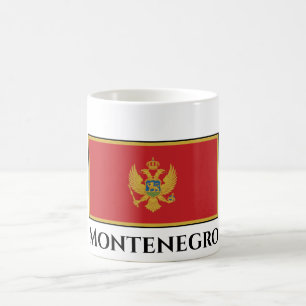 Montenegro-Flagge Kaffeetasse