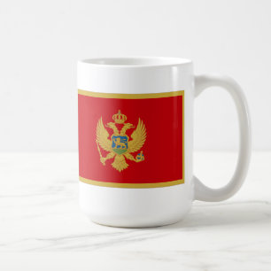 Montenegro-Flagge Kaffeetasse