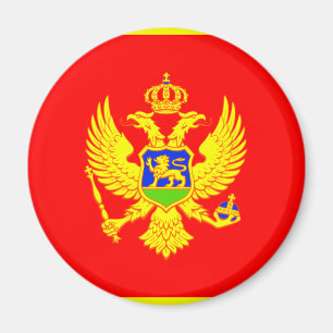 Montenegro-Flagge Magnet
