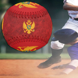 Montenegro Flagge, Montenegro Sport / Baseball Bal