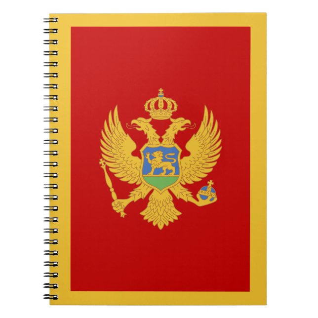 Montenegro-Flagge Notizblock (Vorderseite)