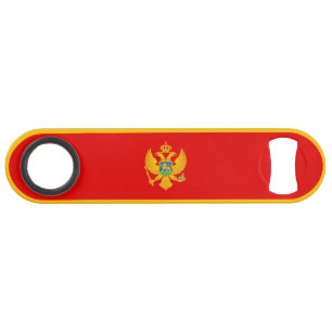 Montenegro-Flagge Speed Flaschenöffner