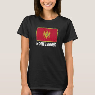 Montenegro-Flagge  Unterstützung für das montenegr T-Shirt