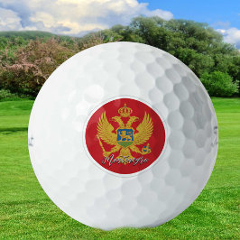 Montenegro Golf Balls, Flaggengolfer / Patrioten Golfball