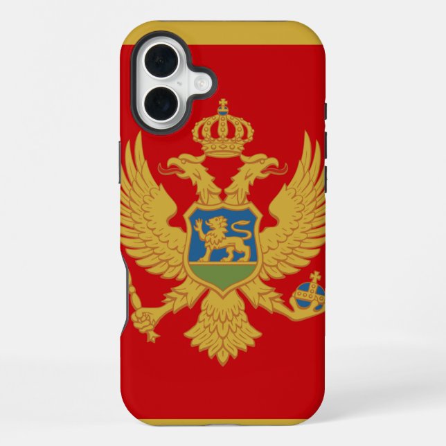 Montenegro iPhone 16 Plus Hülle (Rückseite)