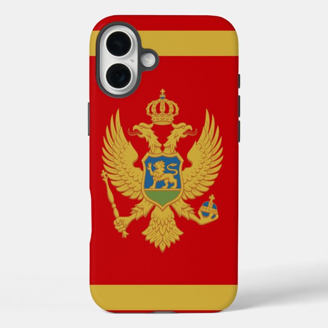Montenegro iPhone 16 Plus Hülle (Rückseite)