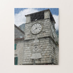 Montenegro Kotor-Uhrturmbild-Puzzle
