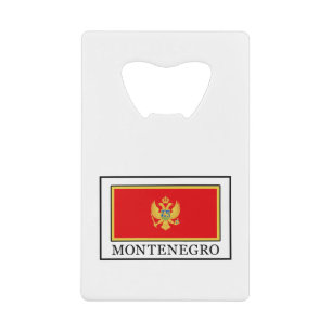 Montenegro Kreditkartenflaschenöffner