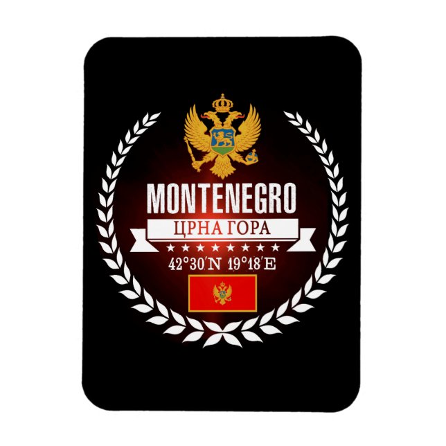 Montenegro Magnet (Vertikal)