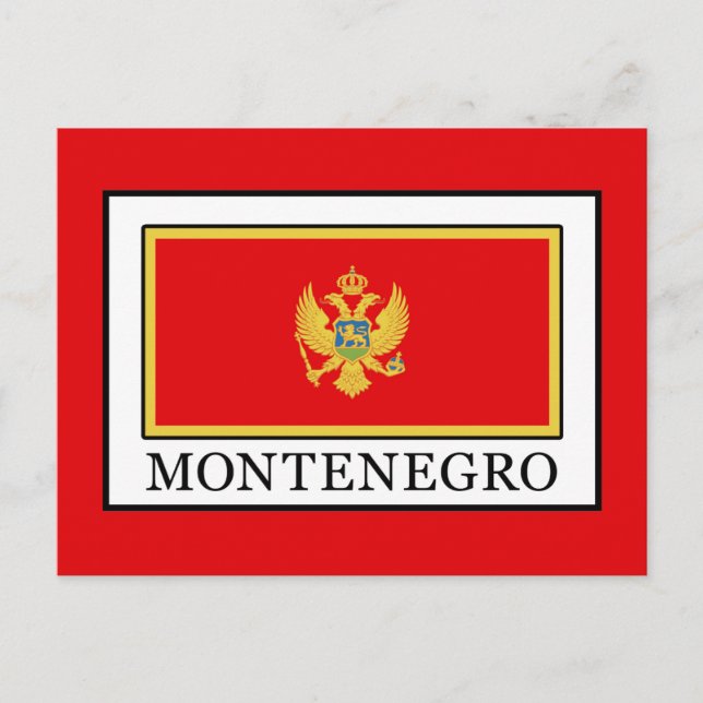 Montenegro Postkarte (Vorderseite)