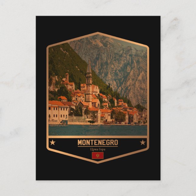 Montenegro Postkarte (Vorderseite)
